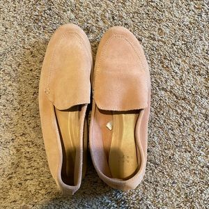 Light pink loafers